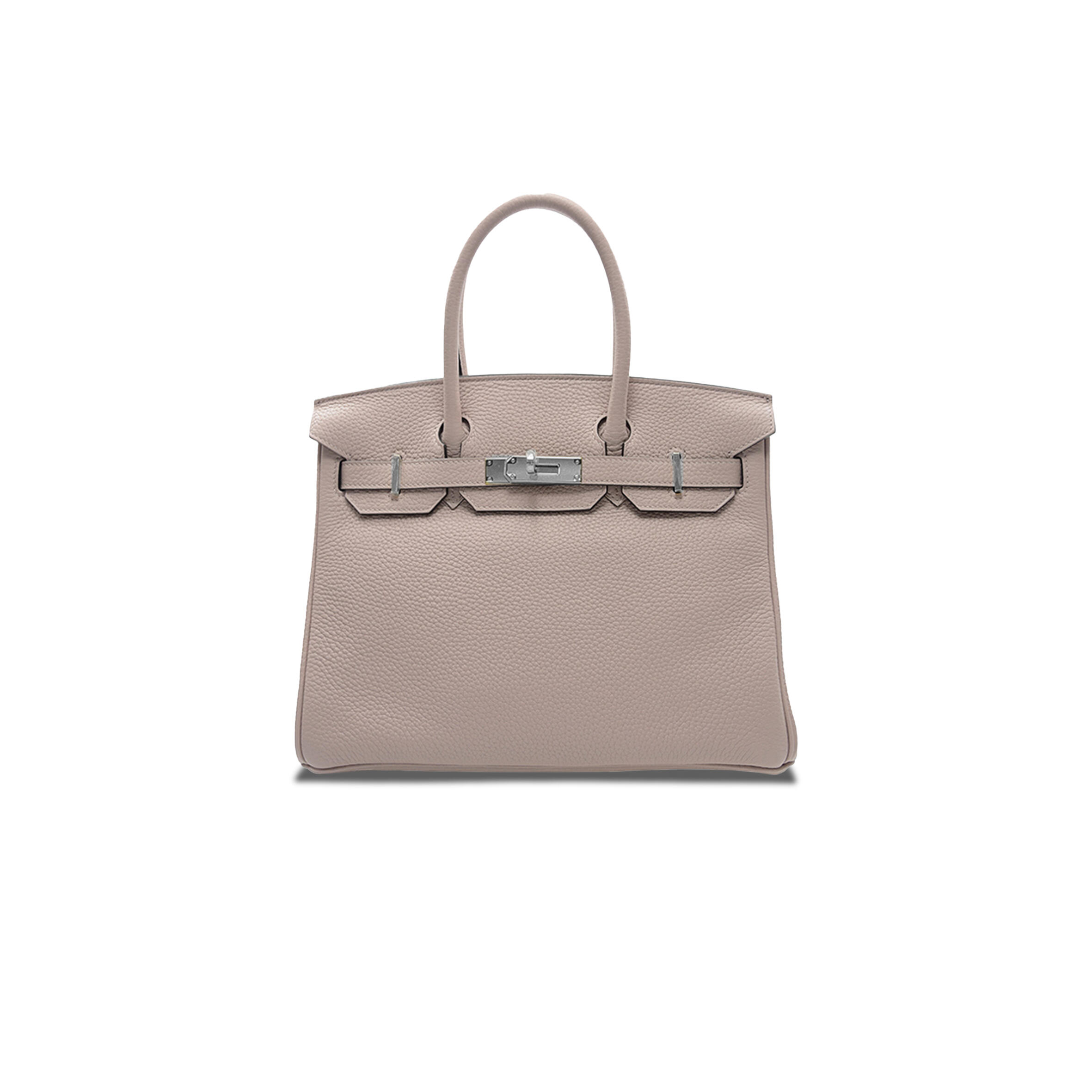 H**me5 BIRKIN 30 TOGO LEATHER WISTERIA SILVER BUCKLE BAG H028369CK4W (30*23*15cm) Master Quality